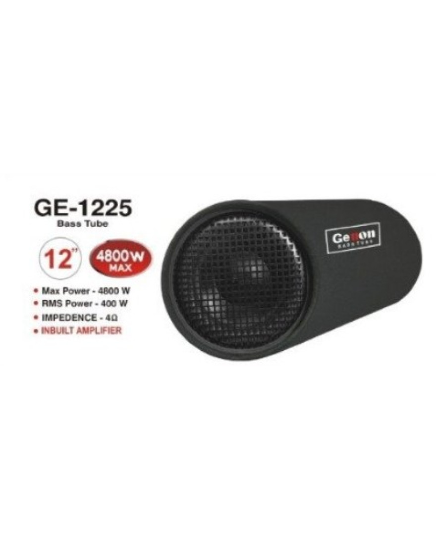 GENON BASS TUBE 4800 Watt Inbuilt Amplifier,24 Inch O Tube, 12 Inch Non Press Sub Woofer | GE 1225